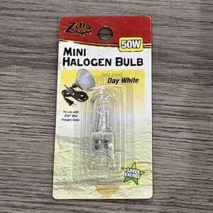 Zilla Mini Halogen Lamp Reptile Bulb 50-watt Day White
